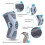Silicone Knee Brace with Suspension Compression Grey 6