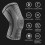 Silicone Knee Brace with Suspension Compression Grey 7