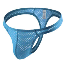 Men's Thong Underwear Nylon Mesh Breathable Green1Pack