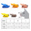 Silicone Duck-Bill Dog Muzzle Adjustable for Small to 6