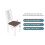 Waterproof Dining Chair Covers Stretch Set of 4 2
