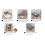 Waterproof Dining Chair Covers Stretch Set of 4 3
