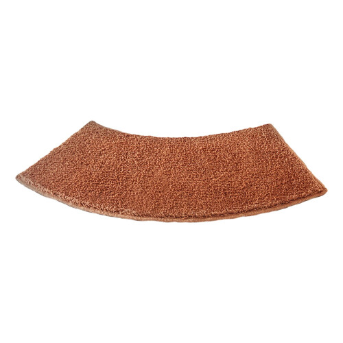 Bathtub Mat Brown Curved Shower Floor Mat 1 Pack 2