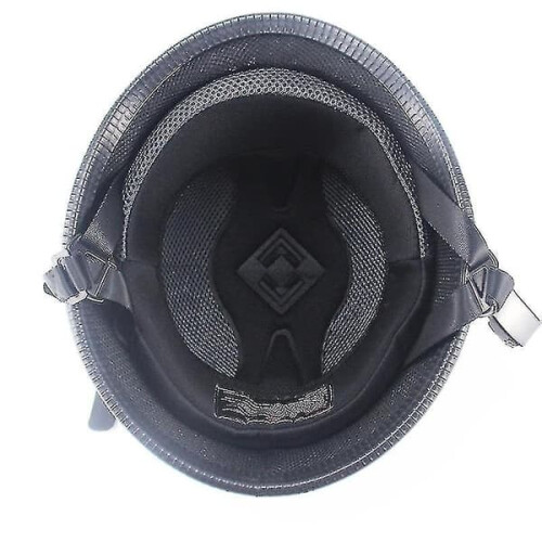 Vintage Motorcycle Half Face Helmet German Style XL 1