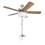 Ceiling Fan Pull Chain Set Metal Beaded Ball 2pcs 3
