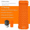 Self-Inflating Camping Mattress Orange Double 2-Pack 2