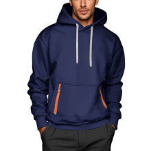 Herren-Hoodie-Sweatshirt, lässiger, leichter Pullover mit
