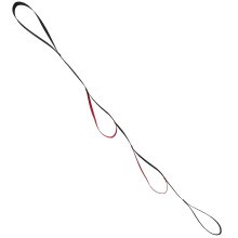 Red Lifting Straps for Hip Stretching and Leg Assistance