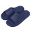 Ediodpoh Unisex Solid Shower Slippers Navy Size 9 1