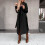 Dame ulltrenchcoat med belte, lange ermer 1