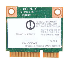 BCM943228HMB Tarjeta WiFi Tarjeta de Red Banda Dual 300Mbps Bluetooth4.0 802.11A/B/G/N PCI-E Adaptador WLAN para Computadora PortáTil