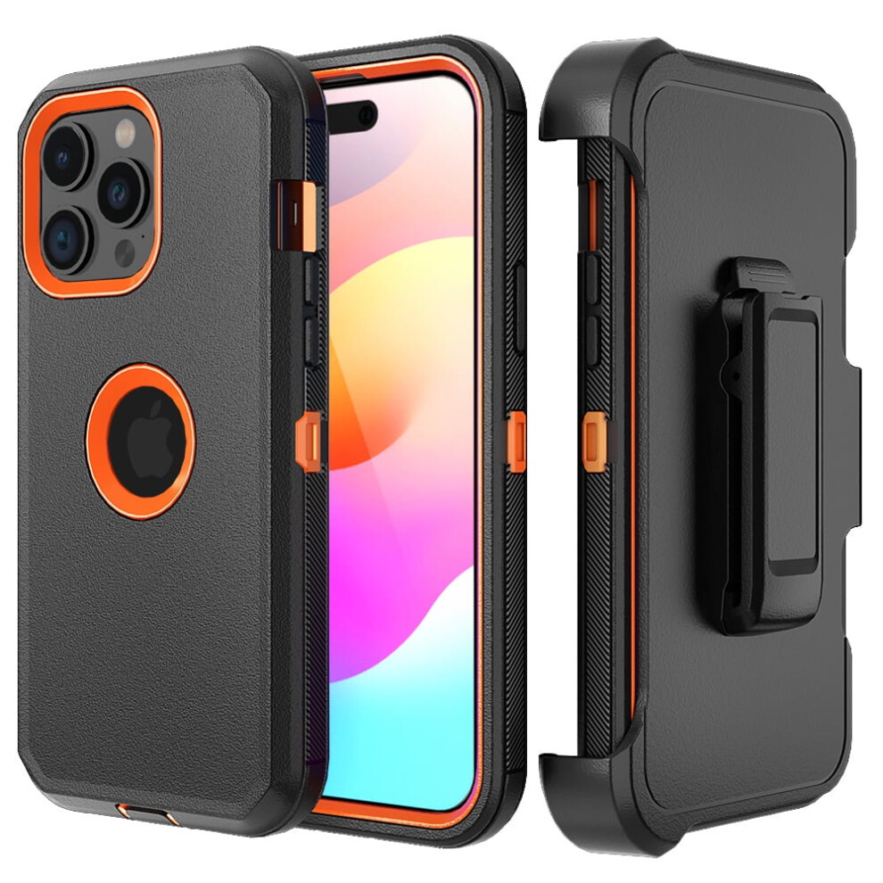 Iphone 15 Case With Belt Clip Military-Grade Shockproof 9065194740058