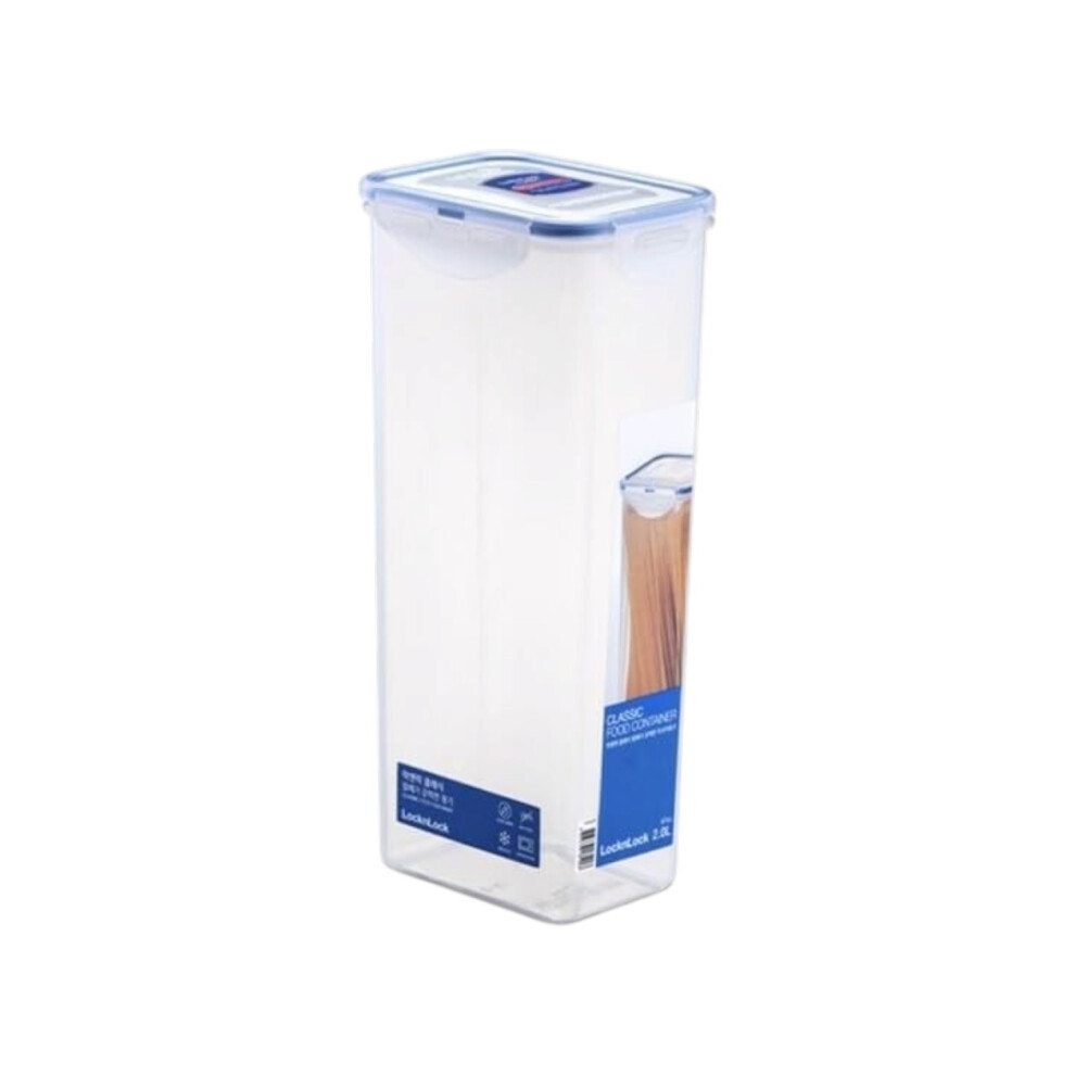 B&Q -  Food Storage Container Airtight Leakproof Microwave Safe Transparent Reusable Kitchen Box 2L - Image 3