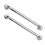 Stainless Steel Bathroom Grab Bar 2.5x40cm 2 pcs 1