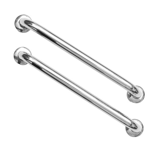 Stainless Steel Bathroom Grab Bar 2.5x40cm 2 pcs