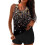 Conjunto de dos piezas de tankini para mujer con estampado gráfico. 1