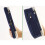 Two-layer telescopic pencil case dark blue 3