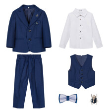 Set costum casual uni pentru băieți, albastru, mărimea 12-13 ani