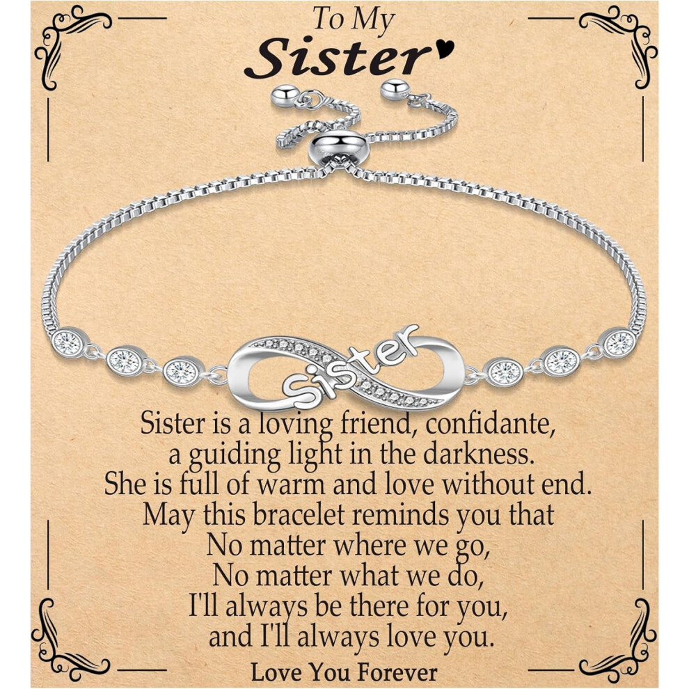 Infinity Bracelet for Women Adjustable Link Bracelet 1 Piece-image-OPC-PW8S8R8-NEW