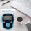 Mini finger counter LCD sky blue 6