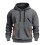 Herren-Hoodie-Sweatshirt, lässiger, leichter Pullover mit 3