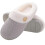 Pantufas de malha macia com espuma viscoelástica e sola de borracha. 2