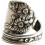 925 Sterling Silver Adjustable Layered Ring Spoon 5