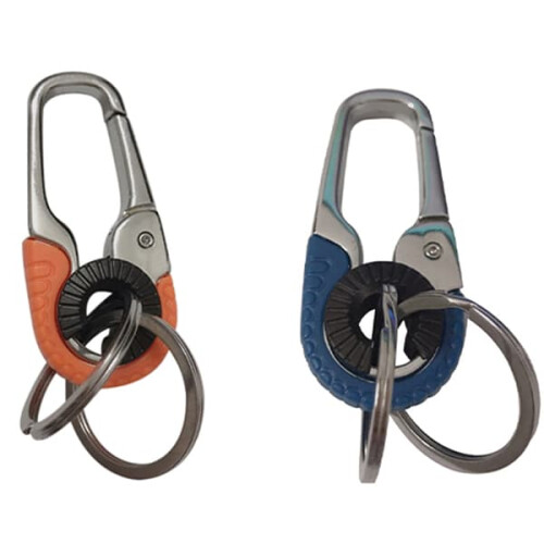 Orange keychain wear-resistant durable 2