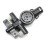 2X Headlight Water Spray Nozzle Washer Jet Connector Adapter Holder for 2