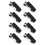 80Pcs Compression  Lock Zinc Alloy Flush Lever  Adjustable Grip Range 0.04 Inch-0.94 Inch 2