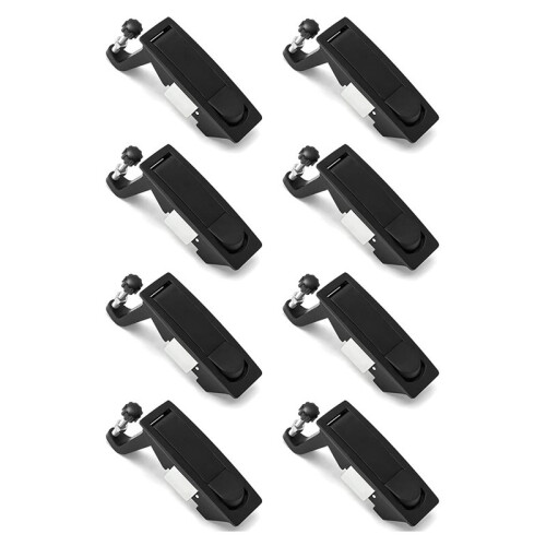 80Pcs Compression  Lock Zinc Alloy Flush Lever  Adjustable Grip Range 0.04 Inch-0.94 Inch 1