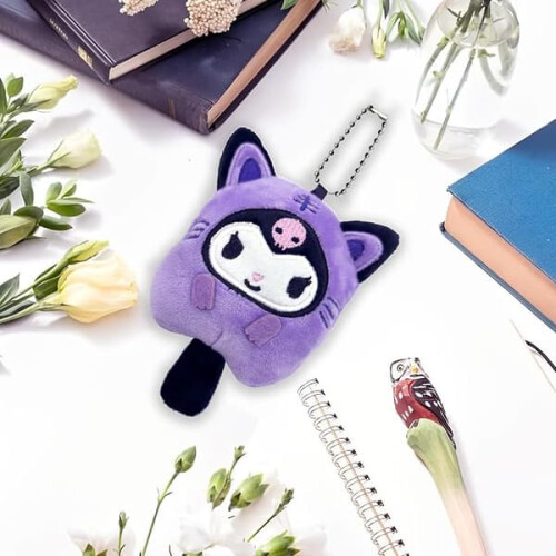 Kuromi plush keychain 15cm 2