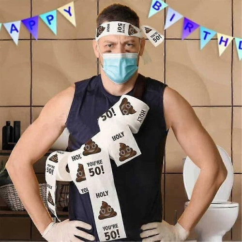 Funny Toilet Paper Roll Birthday Gift 2 Rolls 2