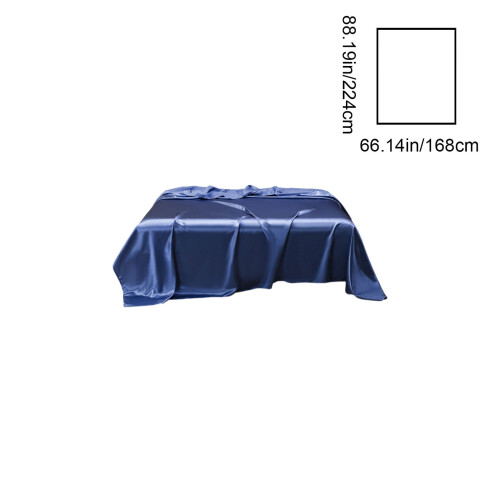 Σατέν σεντόνι Queen Size66x88Inches Μονόχρωμο 2