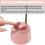 Children's LED Desk Lamp Pink USB Rechargeable Adjustable 2