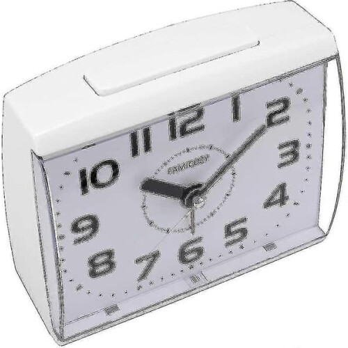 Analog Alarm Clock for Seniors Large Numbers Silent 2