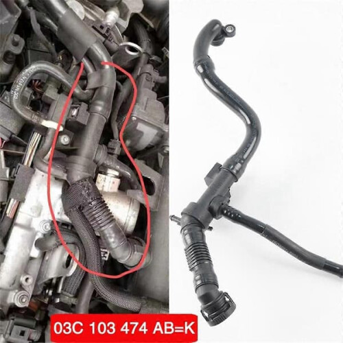 Ventilation Pipe for VW B7 CC 1.4T 03C103474AB 1