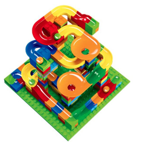 Marble Run Building Blocks with Base 168 Pieces 1