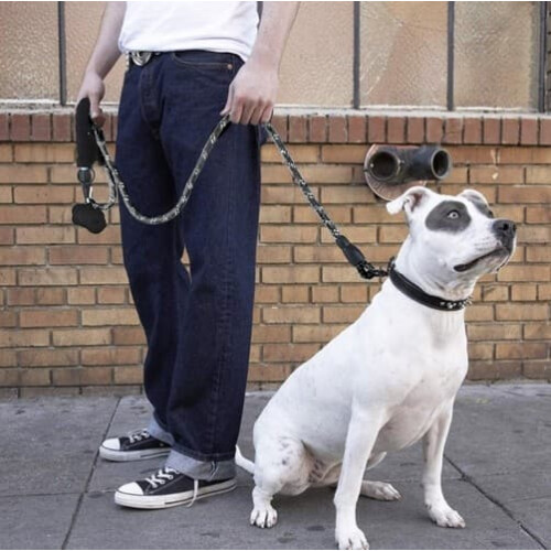 Dog Leash Black Reflective 3m 1