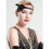 CDQ 1920s feather headband Gatsby hair accessory 4