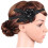 CDQ 1920s feather headband Gatsby hair accessory 5