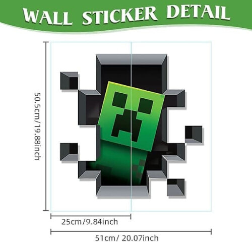 Creeper muursticker, Minecraft Escapes 1