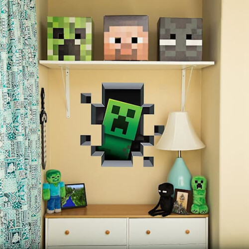 Creeper muursticker, Minecraft Escapes 2