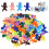 Mini plastic baby figures for party decoration 100 pcs 2