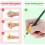 Pen Grips Foam Drawing and Writing Support 6 pcs 6