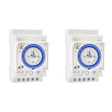 2X CNC SUL181d Przekaźnik Czasowy Instalacja Toru Mechaniczny Zegar AC110-230V 24-Godzinny Przemysłowy Przełącznik Sterujący Czasem