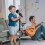 Kids Electric Microphone with Adjustable Stand Black 3