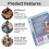 Go Fish Card Game for Home Party 2PCS 4