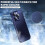 iPhone 15 cooling phone case silver 2