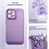iPhone 15 cooling phone case silver 5